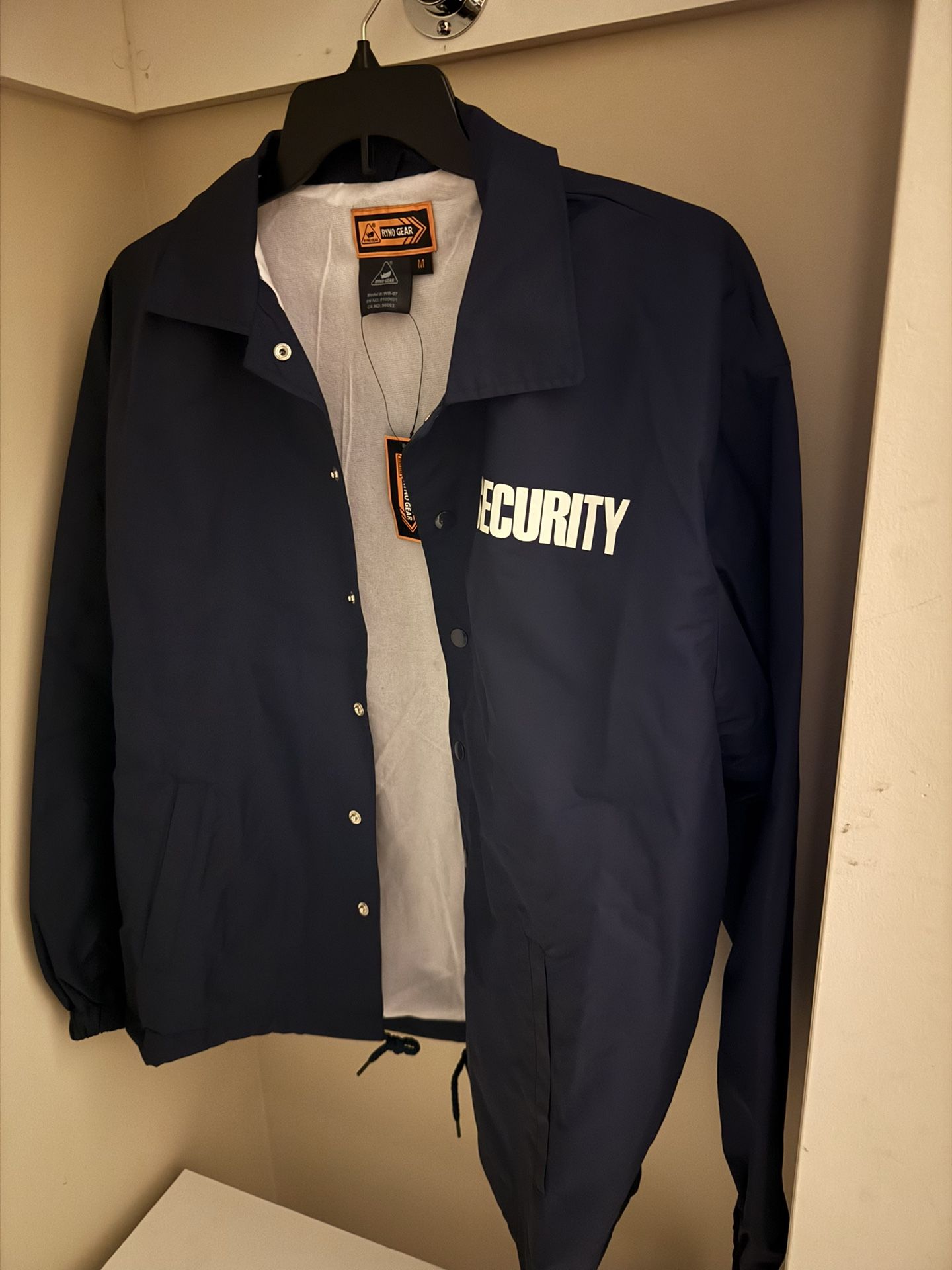 Official Security Guard Jacket mens Medium 