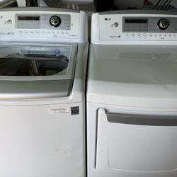 Washer Machine And Electric Dryer LG