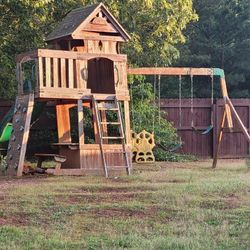 Swing Set with slide