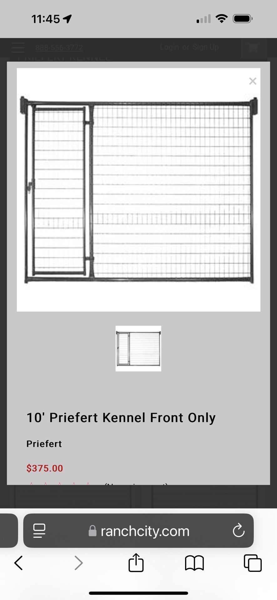 Priefert Dog Kennel
