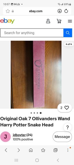 Ollivanders Harry Potter snakehead wand