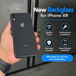 iPhone XR New Back Glass