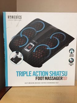 Homedics Triple Action Shiatsu Foot Massager with Heat