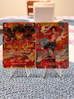 One Piece Luffy SR & Ace SP