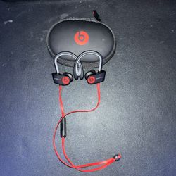 Beats by Dr. Dre Powerbeats3 Wireless Ear-Hook Headphones - Black and Red