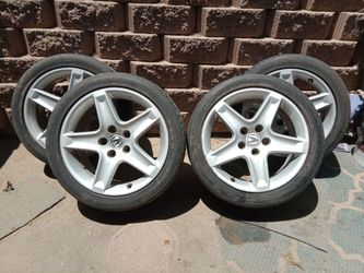 Set of 4 Acura rims and tires