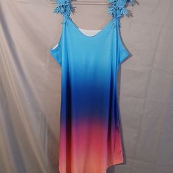 Rainbow Lightweight Summer Dress 
