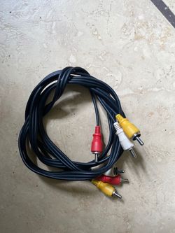 Video and audio cable 6 f long