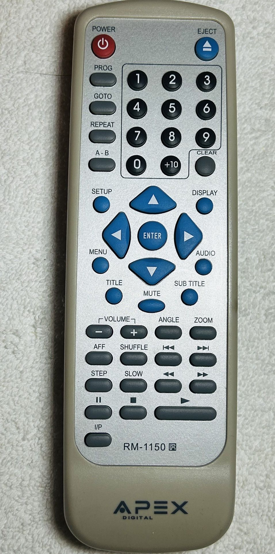 APEX Digital RM-1150 Remote Control