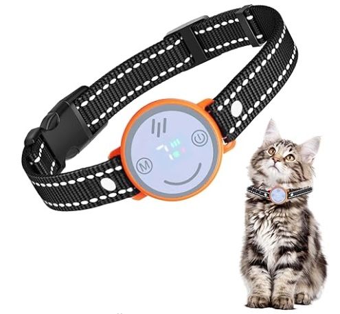 Smallest & Lightest Cat Training Collar for Cat Stop Meowing