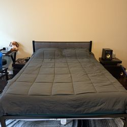 Queen Sized Memory Foam Mattress And Frame