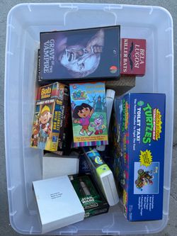 VHS movies and collectibles