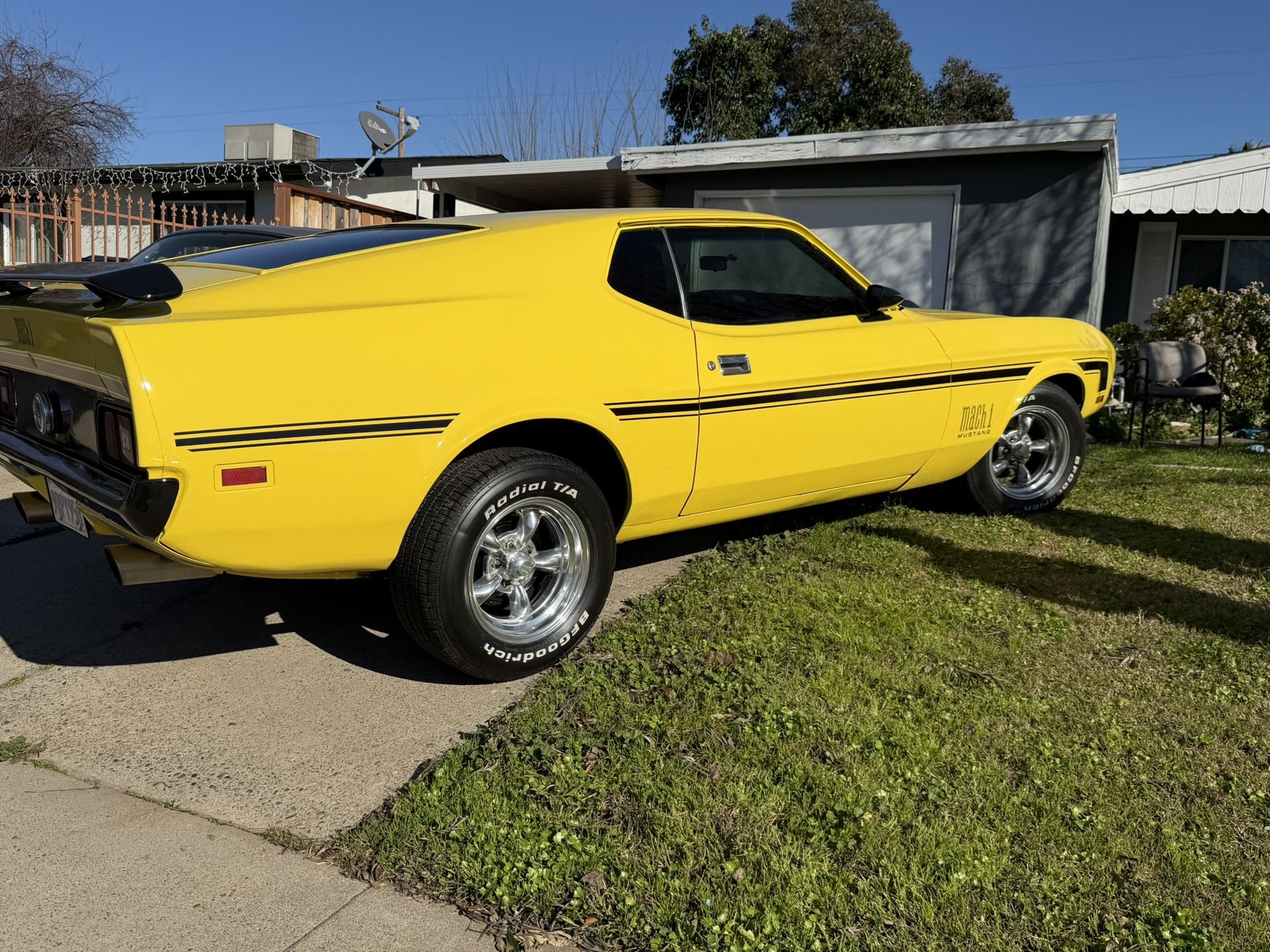 1971 Mach 1 Mustang motor size new 351 Cleveland