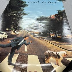 Vintage Paul McCartney The Beatles Music Promotional Poster
