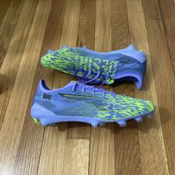Puma Christian Pulisic Cleats Green And Purple Sz 10 (Official Product Of Puma)