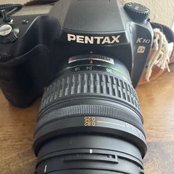 Pentax K10D DSLR Camera Bundle – 2 Lenses (18-55mm + Tamron 18-250mm)