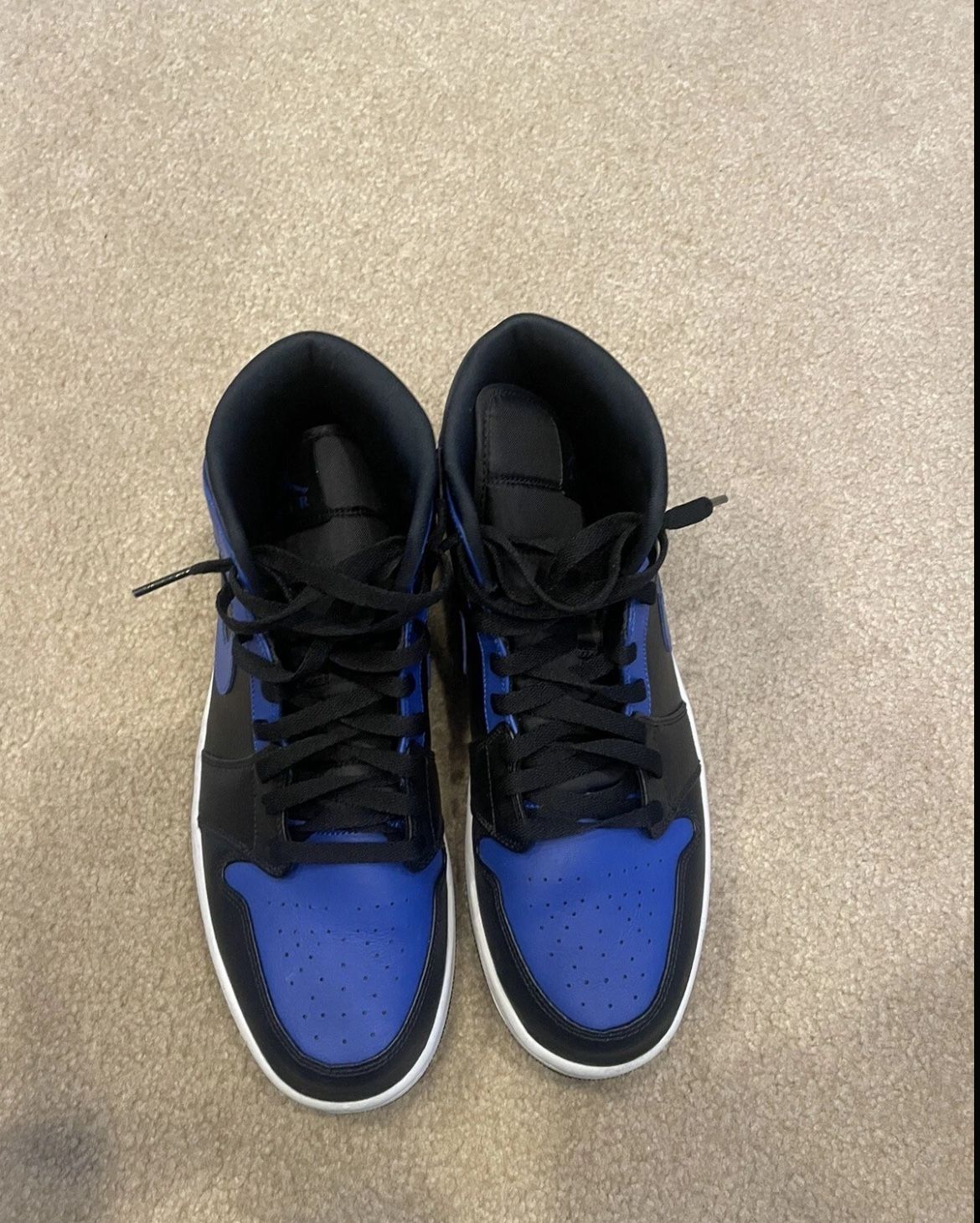 Air Jordan 1 Black And Royal Blue