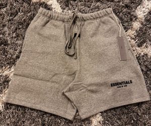 Fear of God Essentials Shorts ‘Dark Oatmeal’ Size Large Fall/Winter 2022 $30