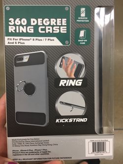NWT ring iPhone case with kickstand