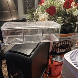 Clear Organizer W.lid 3 Firm Lots See My Post Go Look