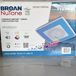 Ceiling Bathroom Exhaust Fan with Speaker and Bluetooth Wireless 