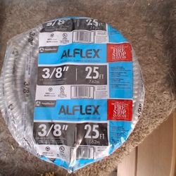 Southside: 3/8in x 25ft .. Alfrex Metal Aluminum Flexible Conduit 