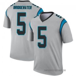 Legend Men's Teddy Bridgewater Carolina Panthers Inverted Silver Jersey

Size Large