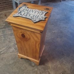 Nice,solid,wooden Storage Box. 3'×16"×16" Use For Potatoes,garbage,pet Food