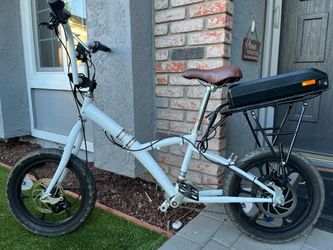 Mini bike, ebike electric btwin built great cruiser