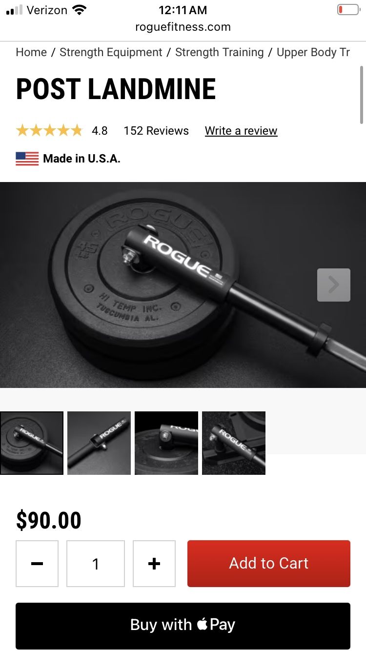 Rogue Fitness Post Landmine