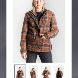 Women’s flannel motorcycle jacket