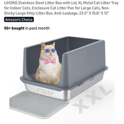 Stainless Steel Litter Box