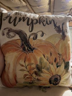 Fall decorative pillow