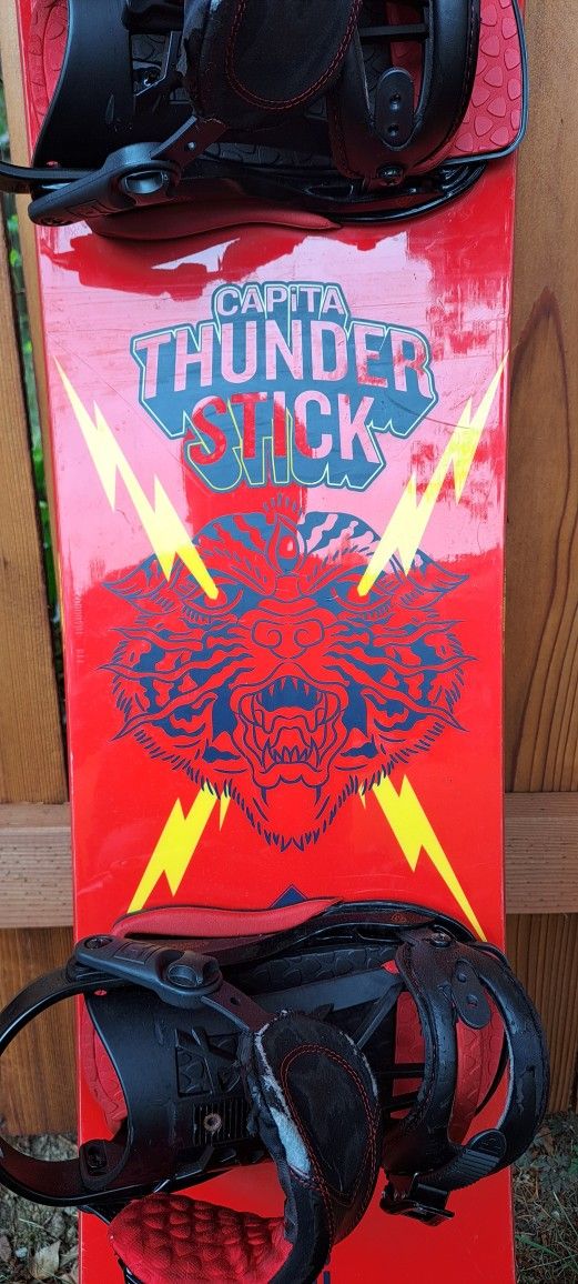 Capita Thunderstick With Union Contact Pro Bindings for Sale in