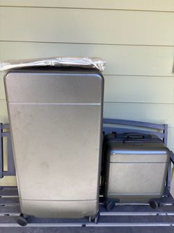 CALPAK Hue Medium Trunk + Mini Carry-On Luggage Set