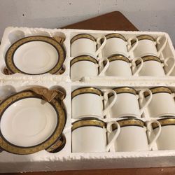 Espresso / Turkish coffee cups & saucers