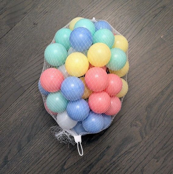 Colorful Ocean Balls, 50 Count