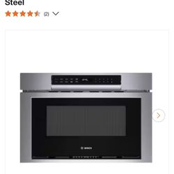 800 Series 24 in. 1.2 cu. ft. Built-In Microwave Drawer in Stainless Steel