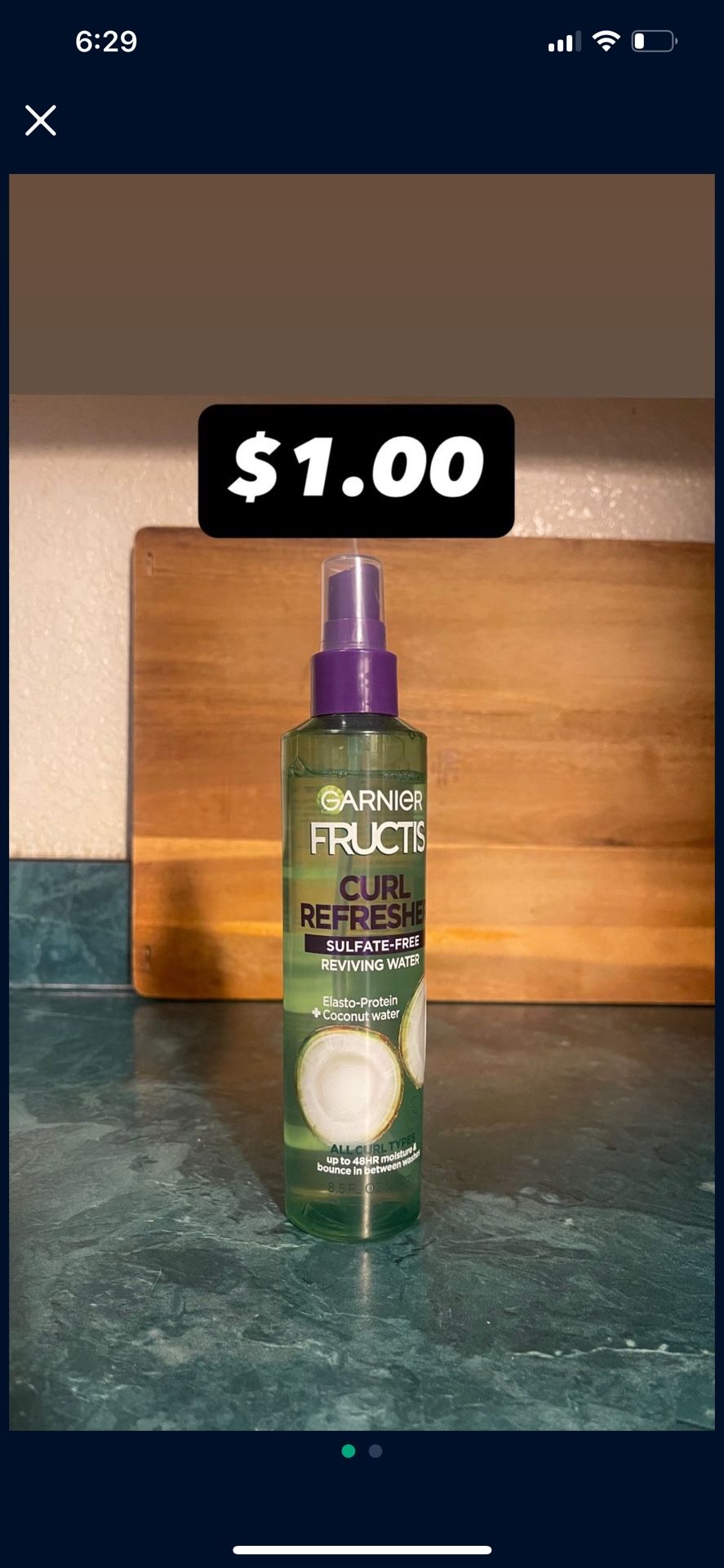 Garnier Curl Refresher $1