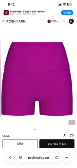 Skims Knit Swim Mid Waist Shorts
