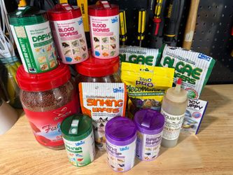 Fish Food Lot - Various Items