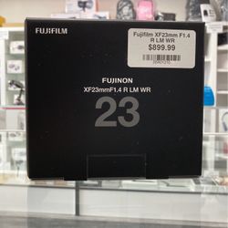 Fujifilm XF23mm F1.4 R LM WR Lens