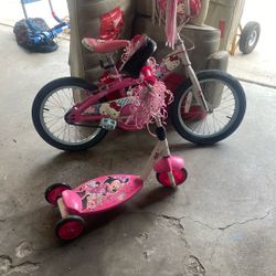 Kids Scooter And Bike 