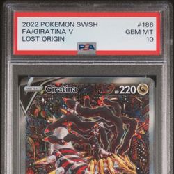 PSA 10 Giratina V #186 (Alternate Full Art) - SWSH11: Lost Origin (SWSH11)