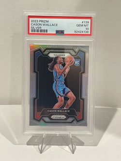 2023 Cason Wallace RC #139 Silver Prizm PSA 10
