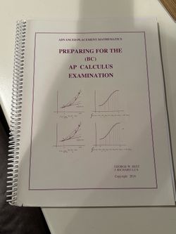 Preparing for the AP Calculus BC Examination Workbook (2016)