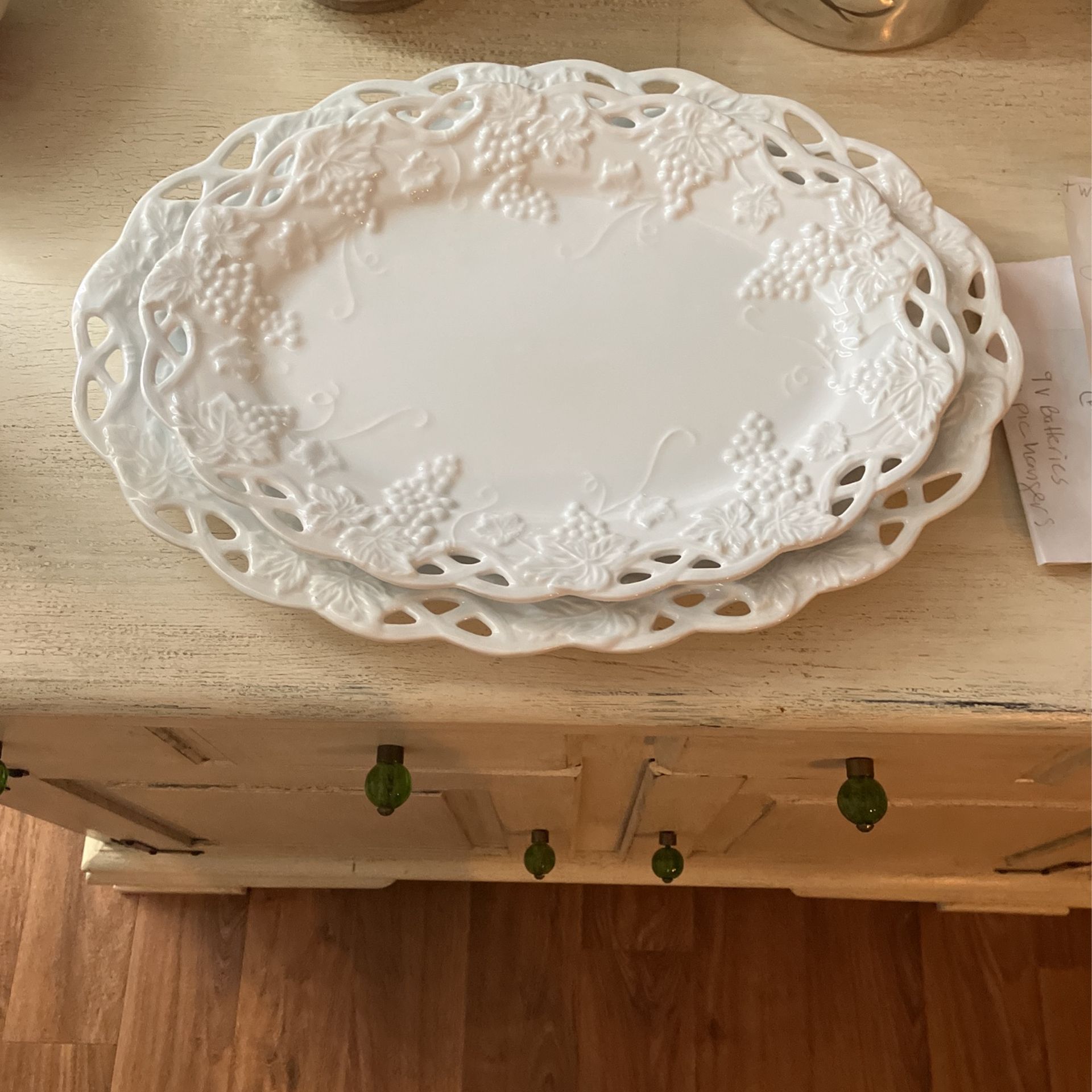 2 Porcelain Serving Dishes