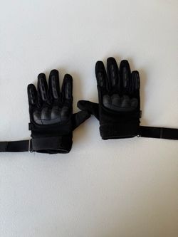 Black Tactical Full-Finger Gloves