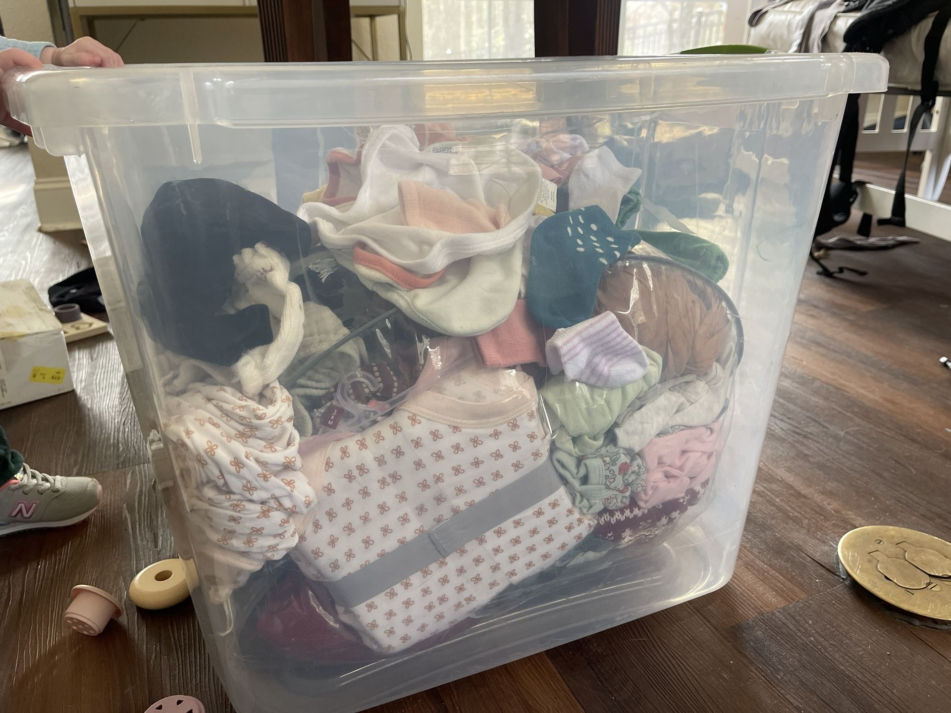 Large Box Of Baby Girl Stuff 