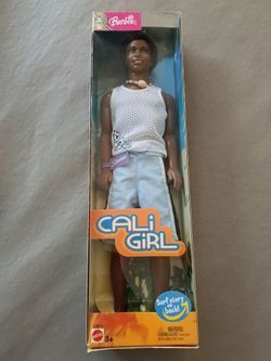 Rare Mattel Barbie Cali Girl Afro American Stephen Doll (2003 Vintage)